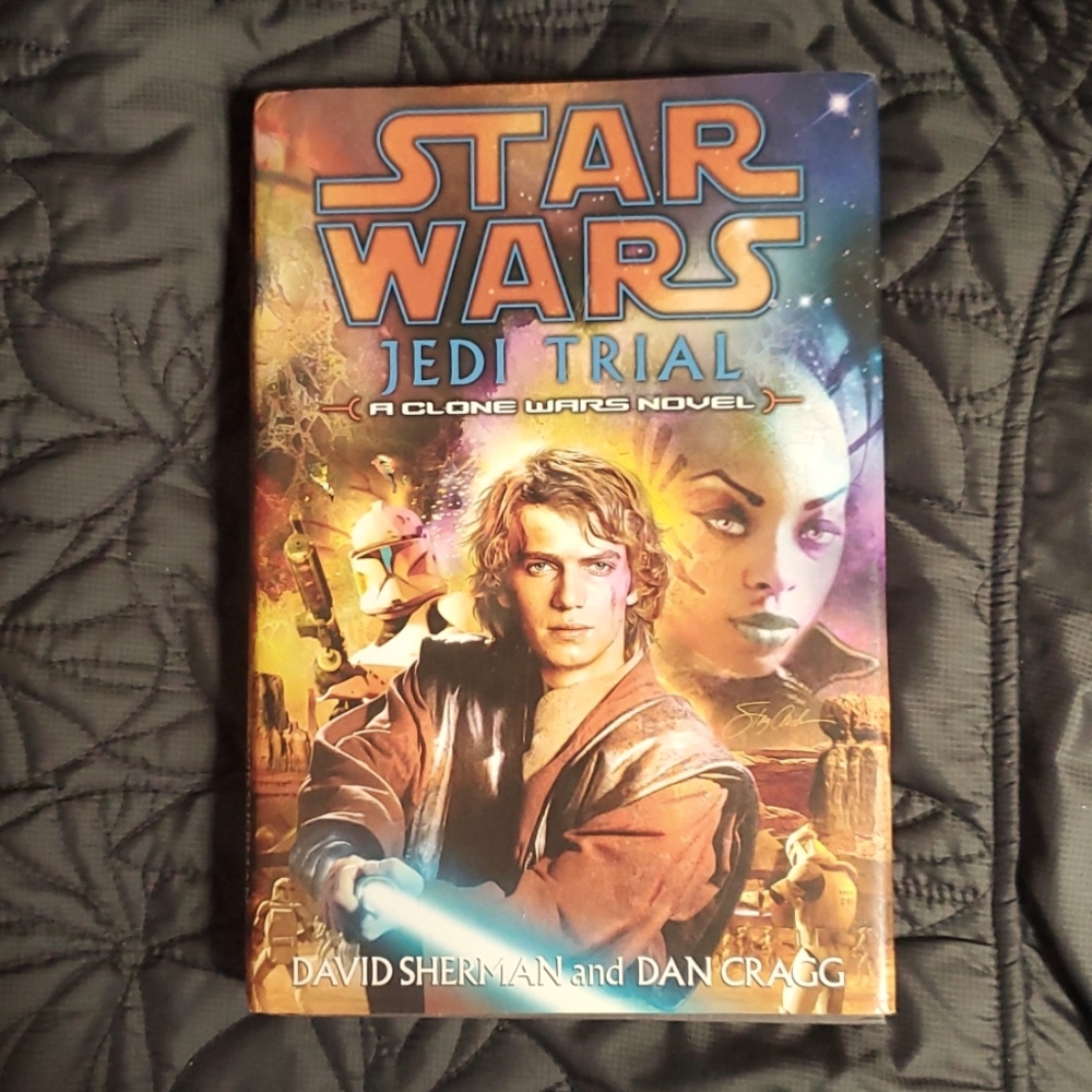 🤖 STAR WARS:Jedi Trial A Clone War Novel by:David Sherman & Dan Cragg 🤖